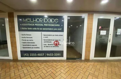 Sala para alugar, 15 m² por R$ 1.100,00/mês - Centro - Londrina/PR