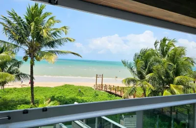 Apartamento mobiliado com 4 suítes pé na areia à venda em Ponta de Campina