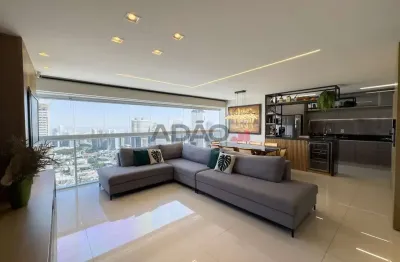 Apartamento 125m², com 3 suítes no Cena Marista, Setor Marista, mobiliado