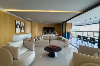 Apartamento com 4 suítes, mobiliado, Trya by Opus, Setor Bueno ao lado do Parque Vaca Brava