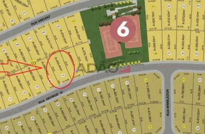 Terreno em condomínio fechado à venda na Rua George Vi, Residencial Jardins Londres, Goiânia