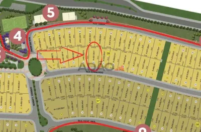 Terreno em condomínio fechado à venda na Rua Edimburgo, Residencial Jardins Londres, Goiânia