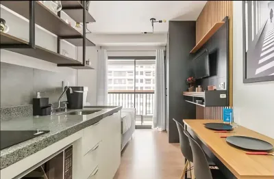 Kitnet/Estúdio mobiliado na melhor localização do Brooklin