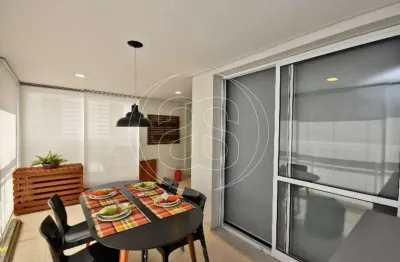 Apartamento mobiliado para venda na região de pinheiros com 49m², 1 suíte e 1 vaga de garagem