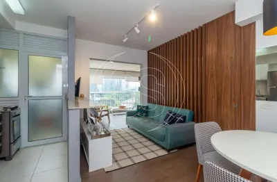 Apartamento com 1 quarto e 2 banheiros à venda, 55 m² no itaim bibi