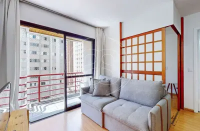 APARTAMENTO À VENDA E LOCAÇÂO EM MOEMA COM 34m², 1 QUARTO e 1 VAGA DE GARAGEM