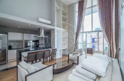 Apartamento mobiliado para locação na vila nova conceição com 157m², 2 suítes e 3 vagas de garagem