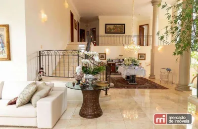 Casa com 5 dormitórios à venda, 800 m² por r$ 8.000.000,00 - condomínio country village - ribeirão preto/sp