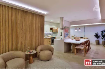 Apartamento com 3 dormitórios à venda, 121 m² por r$ 1.102.403 - jardim olhos d'água - ribeirão preto/sp - preço promocional r$ 992.162,00