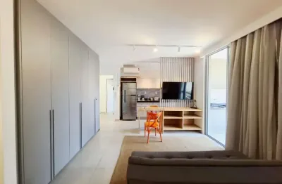 Apartamento studio mobiliado de 49m² com 01 quarto para locação - Alto da Boa Vista