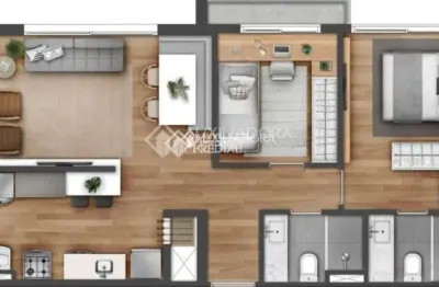 Apartamento com 1 quarto à venda na avenida protásio alves, 650, rio branco, porto alegre, 47 m2 por r$ 990.000