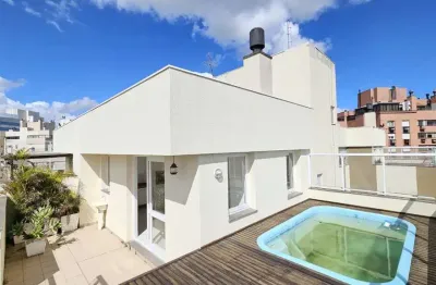 Cobertura com 3 quartos à venda na rua general francisco de paula cidade, 660, chácara das pedras, porto alegre, 158 m2 por r$ 1.400.000