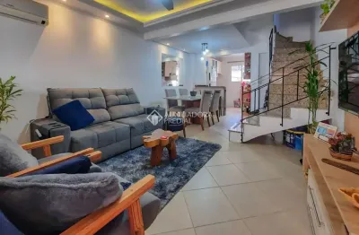 Casa em condomínio fechado com 2 quartos à venda na rua treze de maio, 630, rio branco, canoas, 103 m2 por r$ 279.500