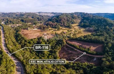 Terreno à venda na estrada municipal attílio citton, 1, santo antônio, caxias do sul, 481 m2 por r$ 192.640