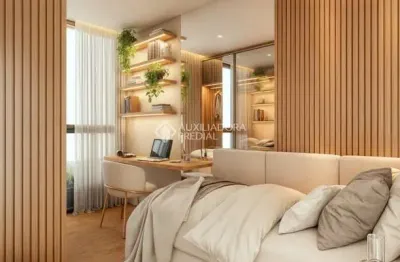 Apartamento com 1 quarto à venda na fontana di trevi, 105, villa romana, flores da cunha, 26 m2 por r$ 233.135