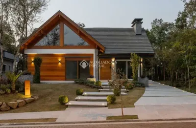 Casa em condomínio fechado com 3 quartos à venda na braemar, 280, pórtico, gramado, 300 m2 por r$ 3.300.000