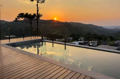 Casa em condomínio fechado com 4 quartos à venda na rua das alfazemas, 3, bavaria, gramado, 674 m2 por r$ 10.076.696