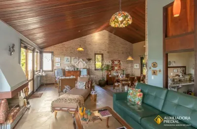 Casa em condomínio fechado com 3 quartos à venda na rua das andorinhas, 825, diva lessa de jesus, gravataí, 240 m2 por r$ 2.490.000