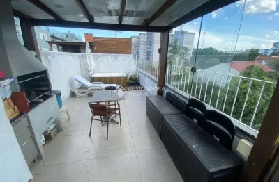 Cobertura com 2 quartos à venda na rua chico pedro, 190, camaquã, porto alegre, 121 m2 por r$ 450.000