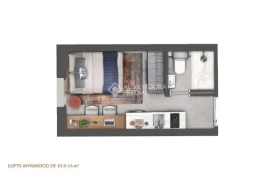 Apartamento com 1 quarto à venda na rua almirante tamandaré, 150, floresta, porto alegre, 16 m2 por r$ 240.000