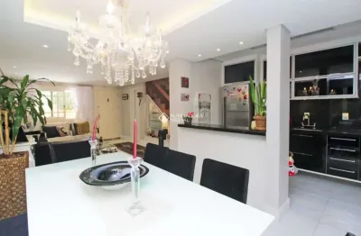 Casa em condomínio fechado com 3 quartos à venda na rua general rondon, 165, tristeza, porto alegre, 153 m2 por r$ 1.180.000