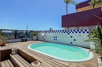 Cobertura com 3 quartos à venda na rua joaquim g. de campos netto, 103, jardim itu sabará, porto alegre, 186 m2 por r$ 798.000