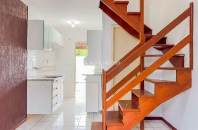 Casa em condomínio fechado com 2 quartos à venda na rua ney da gama ahrends, 219, morro santana, porto alegre, 83 m2 por r$ 275.500