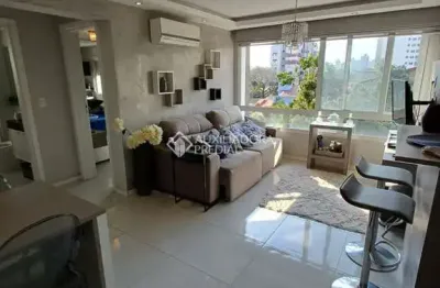 Apartamento com 1 quarto à venda na rua isidoro tressi, 340, jardim botânico, porto alegre, 46 m2 por r$ 460.000
