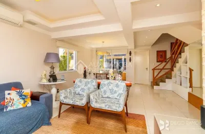 Casa em condomínio fechado com 3 quartos à venda na rua nadja maria de paula, 125, lomba do pinheiro, porto alegre, 150 m2 por r$ 730.000