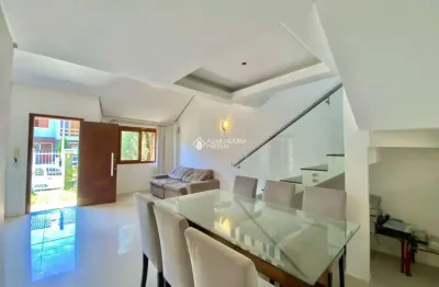 Casa em condomínio fechado com 3 quartos à venda na rua pau brasil, 181, hípica, porto alegre, 154 m2 por r$ 799.000