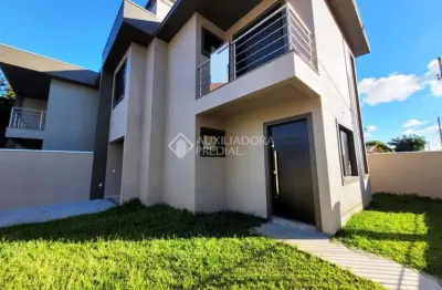Casa em condomínio fechado com 3 quartos à venda na rua canoas, 4, boa vista, novo hamburgo, 112 m2 por r$ 680.000