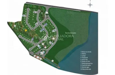 Terreno em condomínio fechado à venda na br 101, 71, laranjeiras (distrito), osório, 450 m2 por r$ 364.800