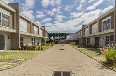 Casa em condomínio fechado com 2 quartos à venda na rua abdo jorge curi, 19, parque santa fé, porto alegre, 111 m2 por r$ 383.000