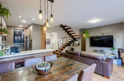 Casa em condomínio fechado com 3 quartos à venda na rua joão francisco martins, 80, jardim itu sabará, porto alegre, 212 m2 por r$ 1.394.000