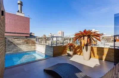 Cobertura com 2 quartos à venda na avenida neusa goulart brizola, 495, petrópolis, porto alegre, 152 m2 por r$ 1.290.000