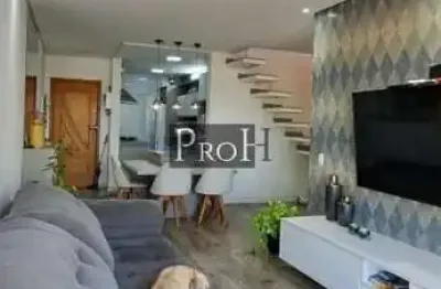 Apartamento cobertura à venda 3 quartos santa maria são caetano