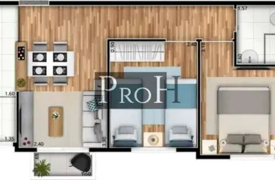 Apartamento com 2 quartos à venda no Dos Casa, São Bernardo do Campo 