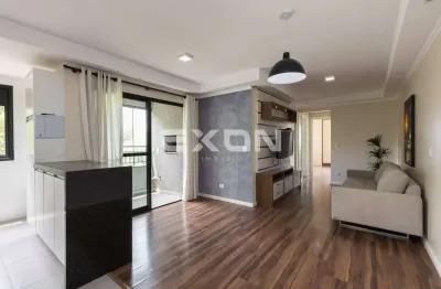 Apartamento com 2 quartos e 1 suíte, sacada com churrasqueira, Pinhais