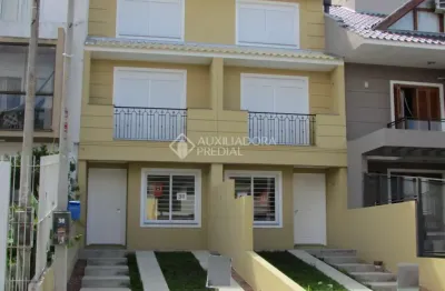 Casa em condomínio fechado com 3 quartos à venda na rua nestor josé nitschke, 38, guarujá, porto alegre, 133 m2 por r$ 520.000