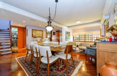 Casa em condomínio fechado com 4 quartos à venda na rua manoel leão, 95, pedra redonda, porto alegre, 319 m2 por r$ 1.300.000