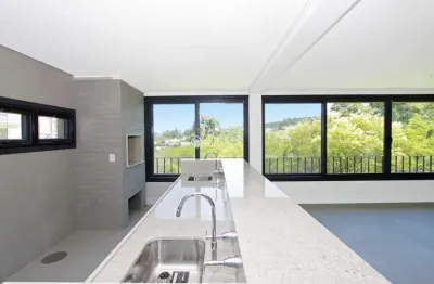 Casa em condomínio fechado com 4 quartos à venda na estrada das três meninas, 1501, vila nova, porto alegre, 280 m2 por r$ 2.600.000