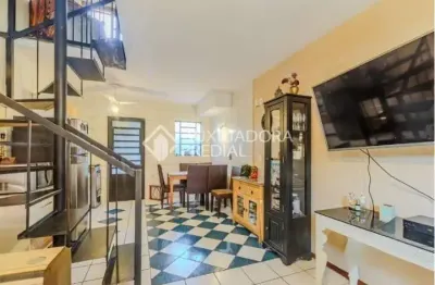 Casa em condomínio fechado com 3 quartos à venda na avenida otto niemeyer, 2417, tristeza, porto alegre, 96 m2 por r$ 340.000