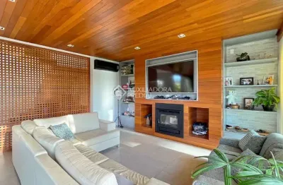 Casa em condomínio fechado com 4 quartos à venda na estrada das três meninas, 2001, vila nova, porto alegre, 290 m2 por r$ 2.490.000