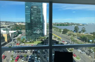 Sala comercial à venda na avenida diário de notícias, 200, cristal, porto alegre, 42 m2 por r$ 500.000