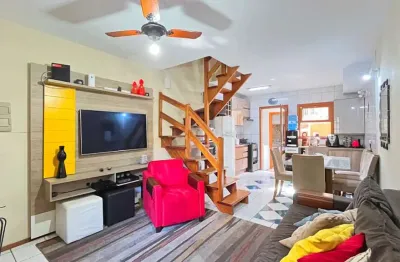 Casa em condomínio fechado com 3 quartos à venda na rua sílvio silveira soares, 2406, camaquã, porto alegre, 100 m2 por r$ 395.000