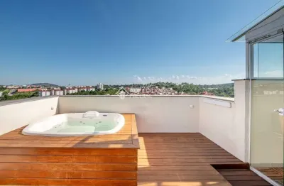 Cobertura com 2 quartos à venda na avenida da cavalhada, 4530, cavalhada, porto alegre, 132 m2 por r$ 720.000