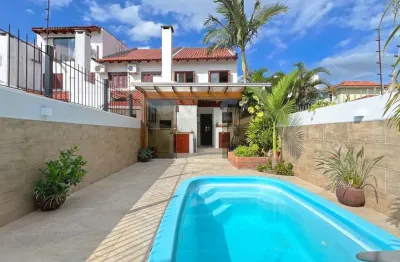Casa com 4 quartos à venda na rua carlos frederico albers, 30, espírito santo, porto alegre, 191 m2 por r$ 700.000