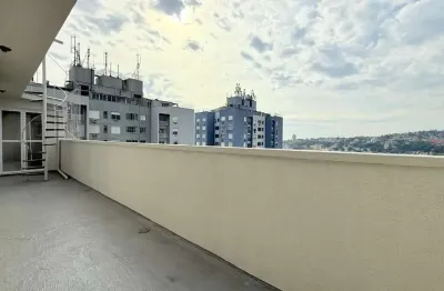 Cobertura com 2 quartos à venda na rua jataí, 865, cristal, porto alegre, 113 m2 por r$ 446.500