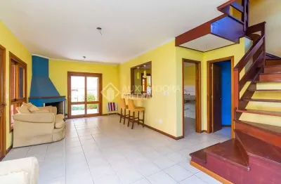 Casa em condomínio fechado com 3 quartos à venda na rua luís felipe monmany, 101, espírito santo, porto alegre, 132 m2 por r$ 550.000