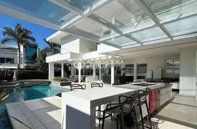 Casa com 5 quartos à venda na rua dos pirajus, 99, jurerê internacional, florianópolis, 530 m2 por r$ 7.290.000